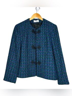 Vintage 80s Givenchy En Plus Mohair Wool Mix Jacket